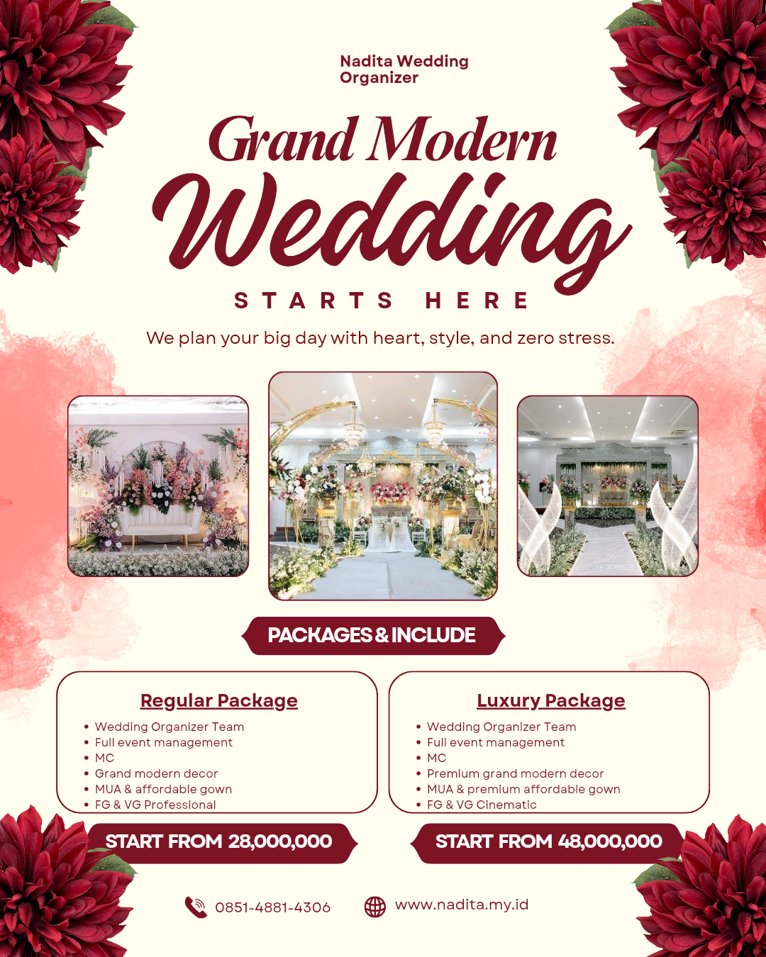 Grand Modern Wedding Nadita